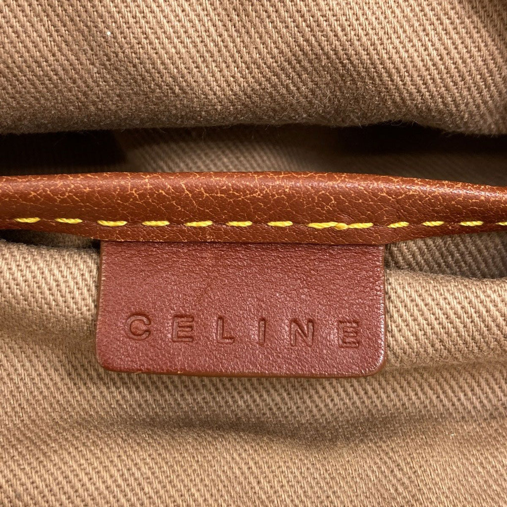 Celine Macadam Pattern Shoulder Bag Canvas — view 5