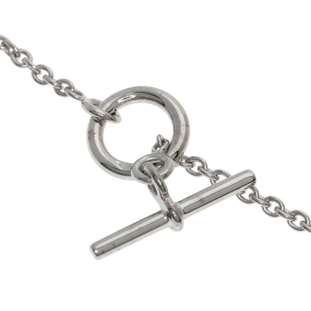 Hermes Series Diamond Necklace 18k White Gold — view 4