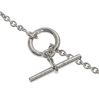 Hermes Series Diamond Necklace 18k White Gold — view 4