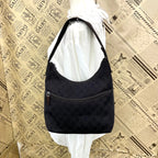 Gucci Shoulder Bag GG Canvas Brown