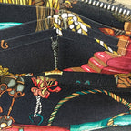 Hermes Wallet Silk in Round Silky Pop Black — view 8
