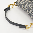 Dior Saddle Mini Bag M ZQ Oblique Navy — view 8