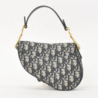 Dior Saddle Mini Bag M ZQ Oblique Navy — view 3