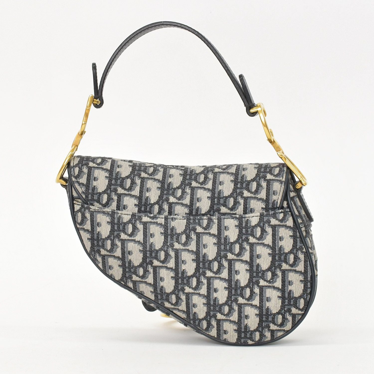 Dior Saddle Mini Bag M ZQ Oblique Navy — view 3