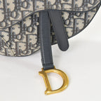 Dior Saddle Mini Bag M ZQ Oblique Navy — view 6