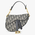 Dior Saddle Mini Bag M ZQ Oblique Navy