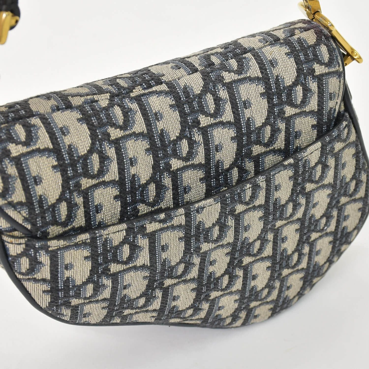 Dior Saddle Mini Bag M ZQ Oblique Navy — view 7