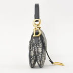Dior Saddle Mini Bag M ZQ Oblique Navy — view 4