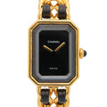 Chanel Watch Premiere S Black Leather