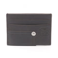 Loewe Card Case Panta Plain Holder Vintage Brown Leather