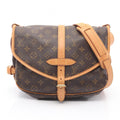 Louis Vuitton Shoulder Bag Saumur 30 Canvas Leather
