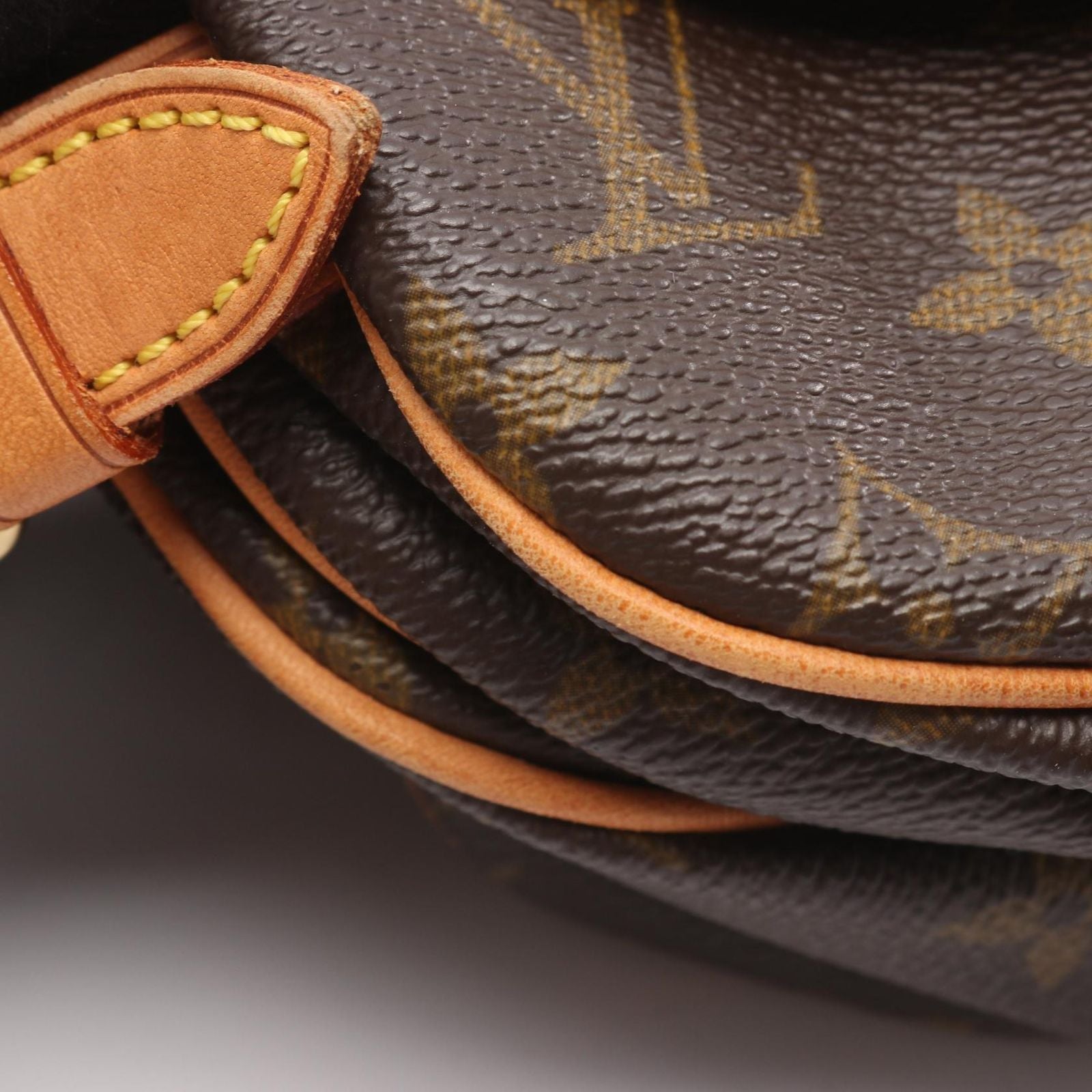 Louis Vuitton Shoulder Bag Saumur 30 Canvas Leather — view 9