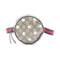 Gucci Waist Bag Children GG Supreme Star Kids Beige Navy Canvas Leather Round