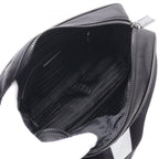 Prada Shoulder Bag Re-Nylon Tessuto Saffiano Black Nylon Leather — view 3