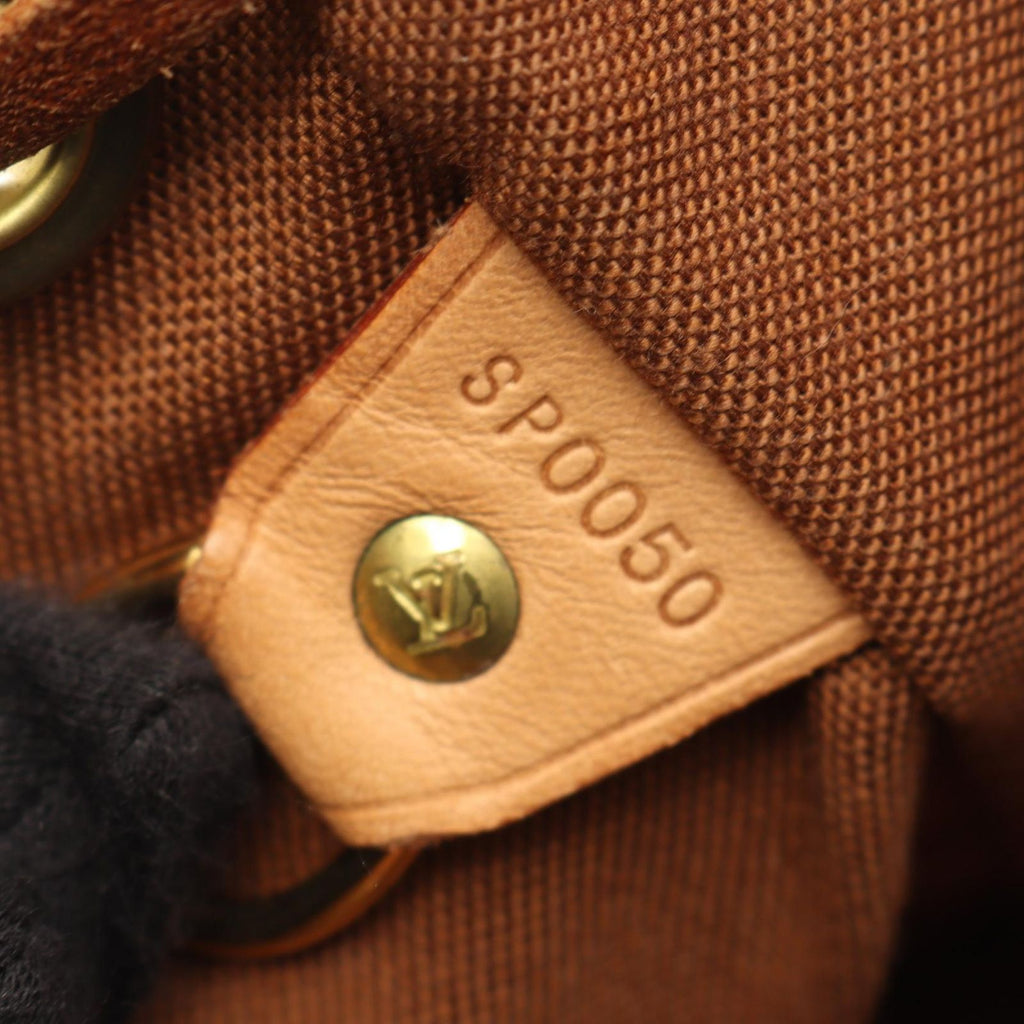 Louis Vuitton Backpack Montsouris MM Canvas Leather — view 5