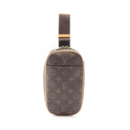 Louis Vuitton Waist Bag Pochette Gange Canvas Leather