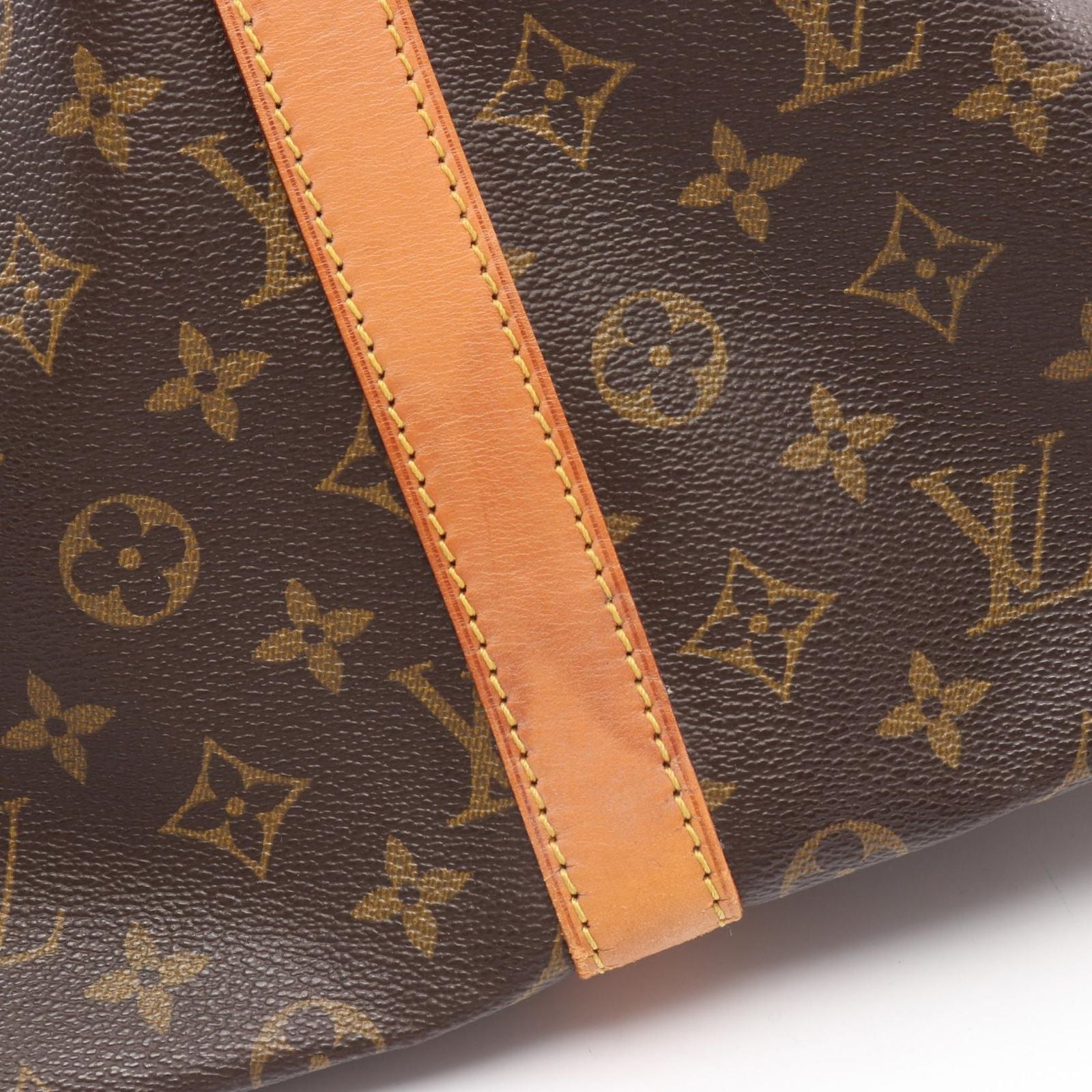Louis Vuitton Boston Bag Keepall 55 Canvas Leather — view 6