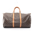 Louis Vuitton Boston Bag Keepall 55 Canvas Leather