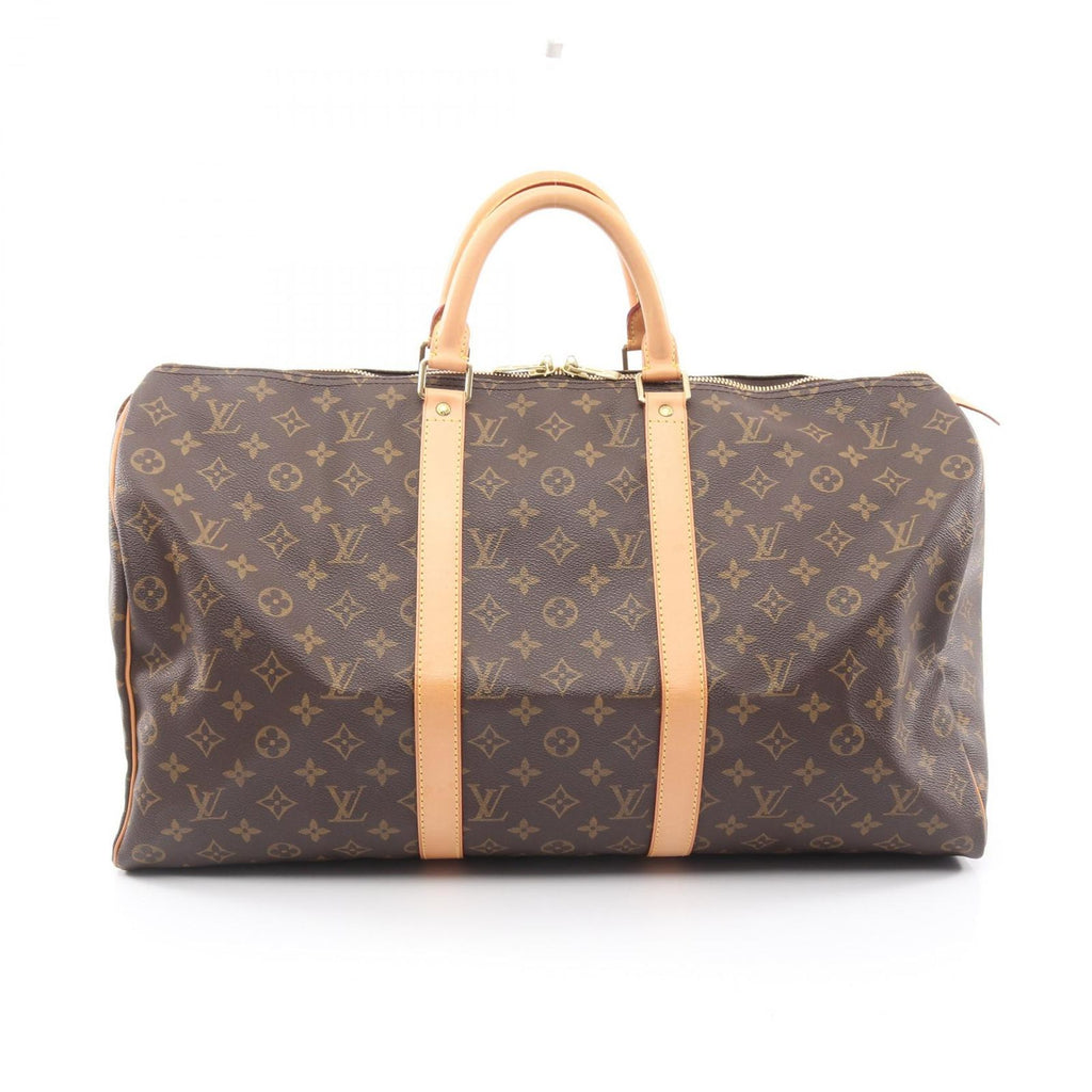 Louis Vuitton Boston Bag Keepall 50 Canvas Leather
