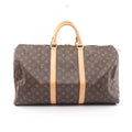 Louis Vuitton Boston Bag Keepall 50 Canvas Leather
