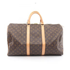 Louis Vuitton Boston Bag Keepall 50 Canvas Leather