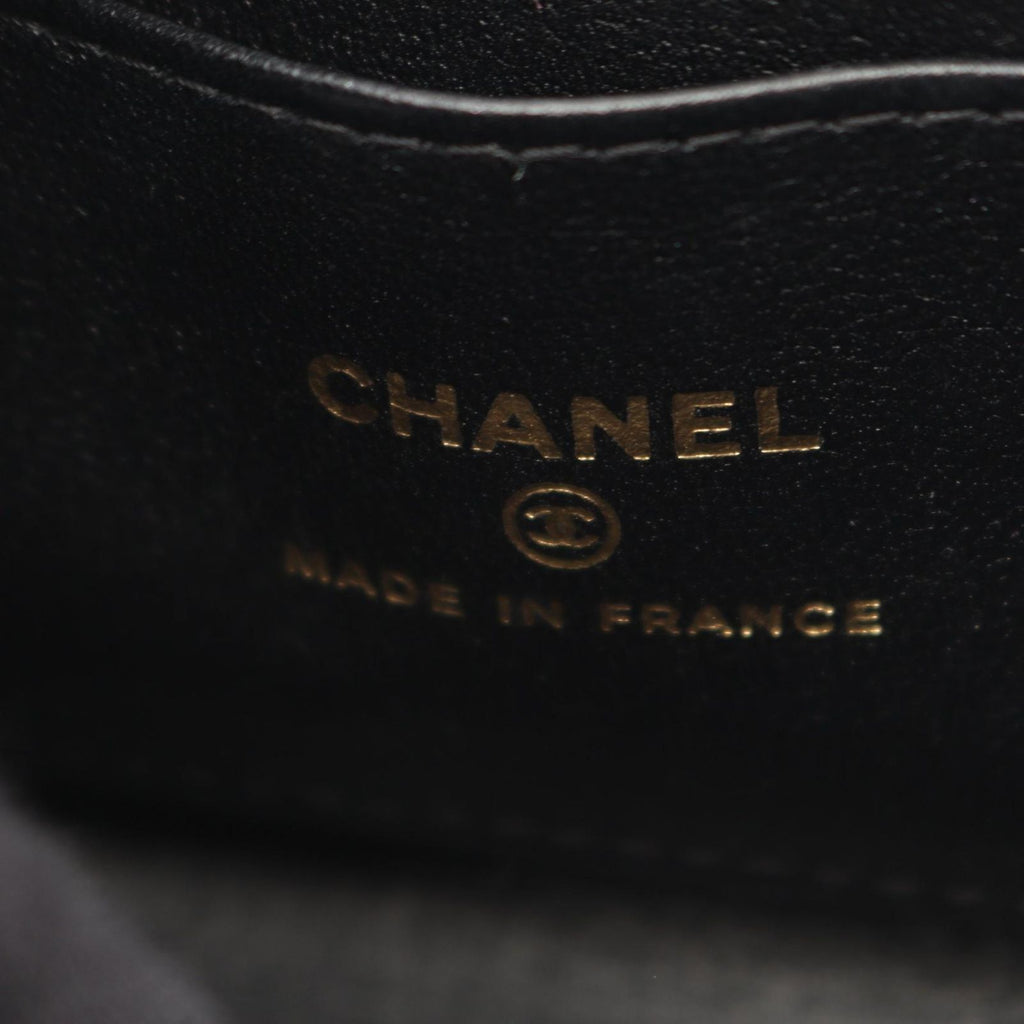 Chanel Shoulder Bag Quilted 2-Way Black Fabric Kelly Nano — view 4