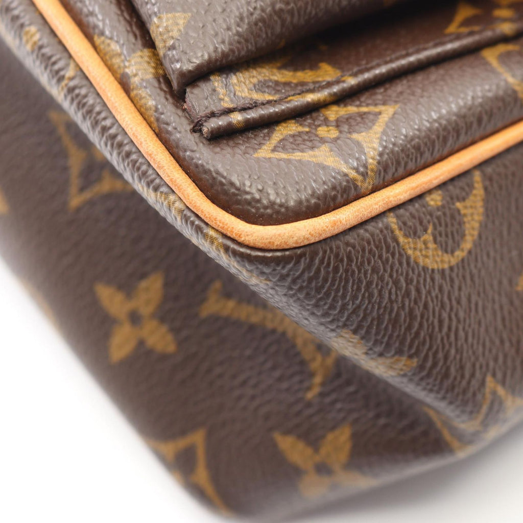 Louis Vuitton Shoulder Bag Viva City PM Canvas Leather — view 6