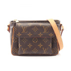 Louis Vuitton Shoulder Bag Viva City PM Canvas Leather