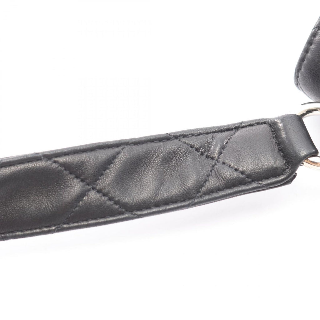 Chanel Shoulder Bag Quilted Black Lambskin — view 7