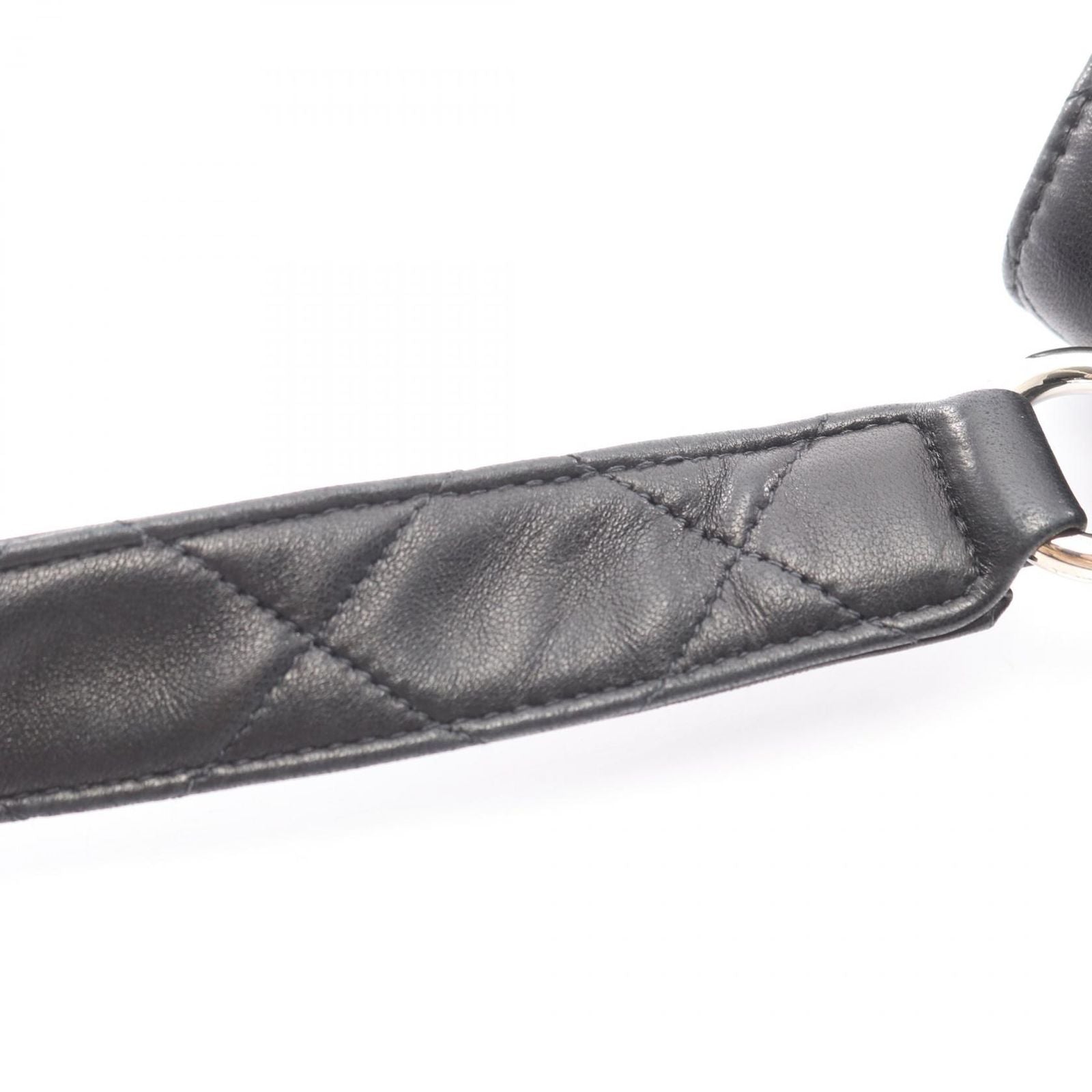Chanel Shoulder Bag Quilted Black Lambskin — view 7