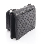 Chanel Shoulder Bag Quilted Black Lambskin — view 2