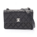 Chanel Shoulder Bag Quilted Black Lambskin