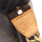 Louis Vuitton Handbag Pochette Canvas Leather — view 4