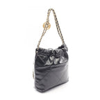 Chanel Shoulder Bag 22 Mini Black Leather 22 Quilted Chain — view 2