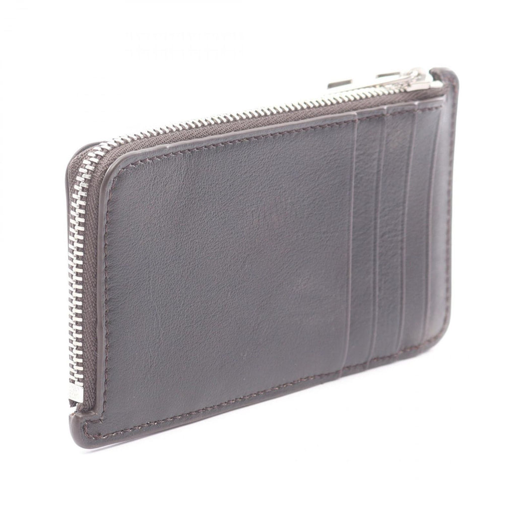 Loewe Coin Case Panta Card Holder Vintage Brown Leather — view 2