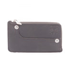 Loewe Coin Case Panta Card Holder Vintage Brown Leather