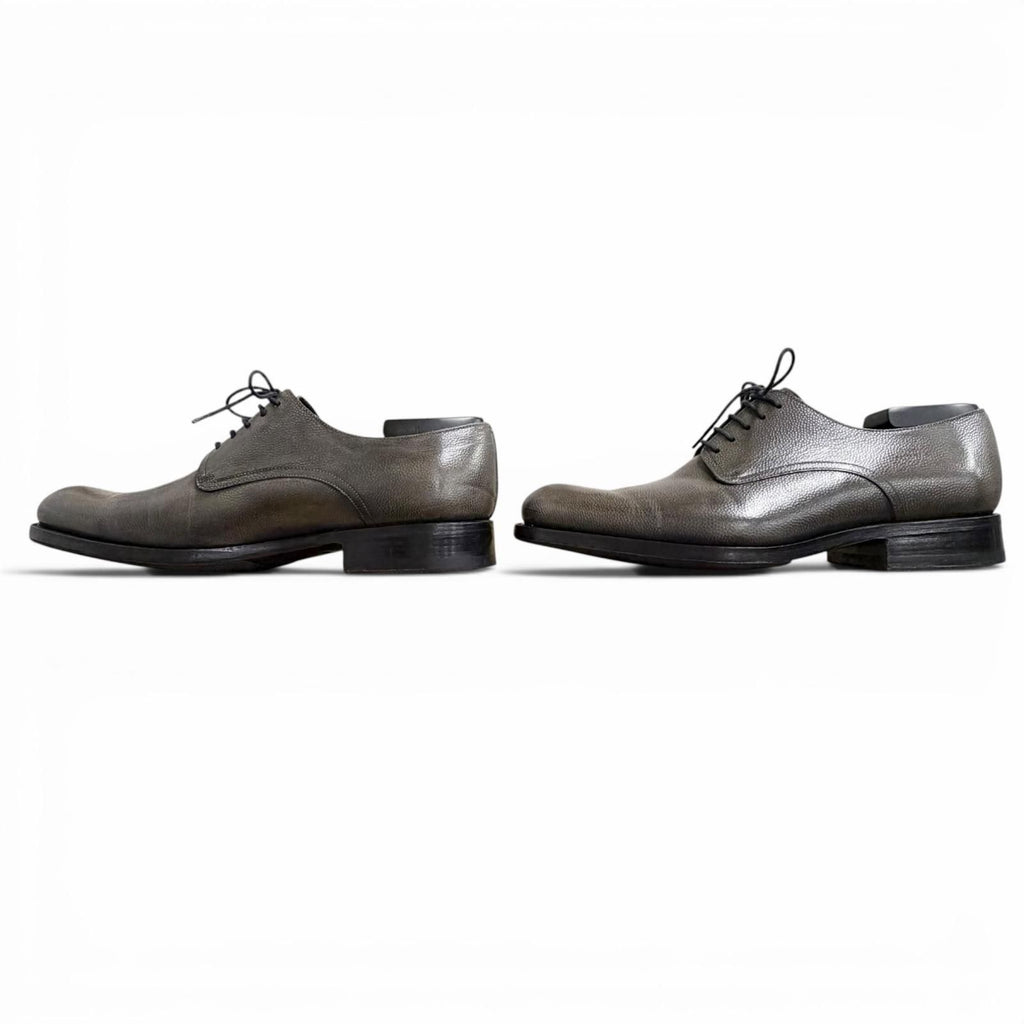 Dior Homme Lace Up Leather Shoes Business Gray — view 2