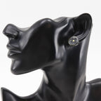 Chanel Clover CC Logo Plastic Clear Earrings — view 2