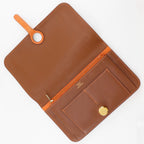 Hermes Dogon GM Bicolor Togo Brown Wallet — view 5