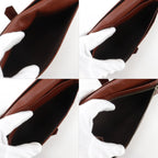 Hermes Bearn Souffle Bicolor Veau Epsom Brown Silver M Wallet — view 7