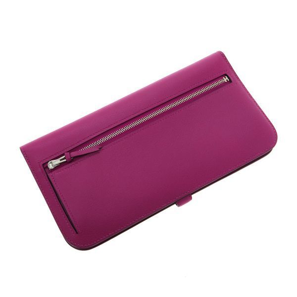 Hermes Dogon Wallet Pink — view 2