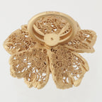 Dior Flower Pearl Ring Gold