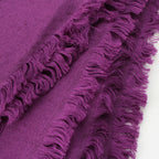 Louis Vuitton Silk Wool Monogram Shine Scarf Shawl Purple — view 5