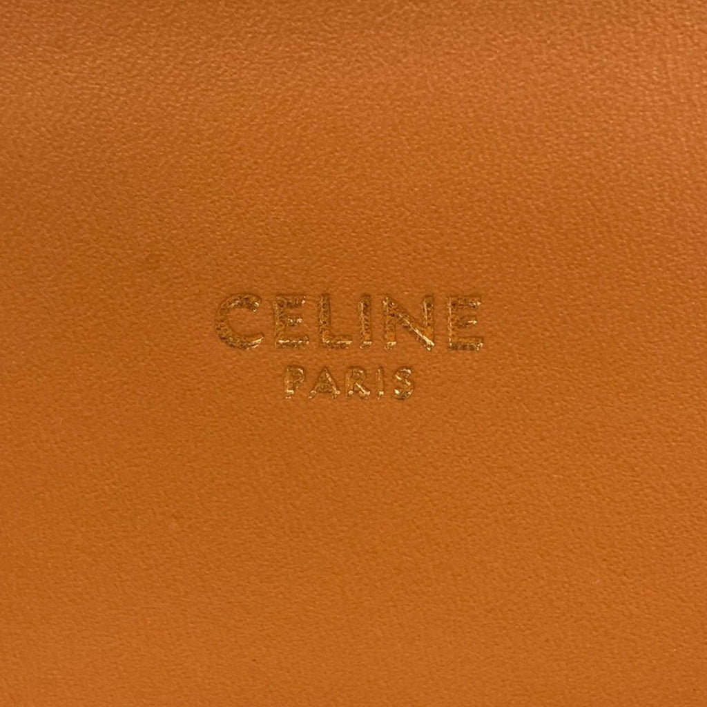 Celine Vertical Cover 2-Way Handbag Canvas — view 6