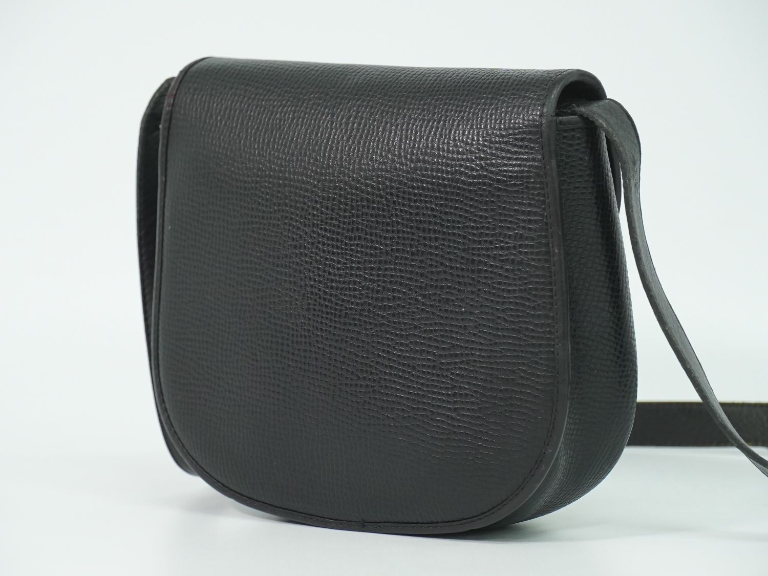 Dior Leather Shoulder Bag Pochette Black — view 2