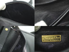 Dior Leather Shoulder Bag Pochette Black — view 9