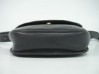 Dior Leather Shoulder Bag Pochette Black — view 3