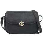 Celine Leather Shoulder Bag Pochette Black