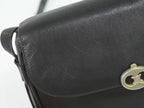 Celine Leather Shoulder Bag Pochette Black — view 7