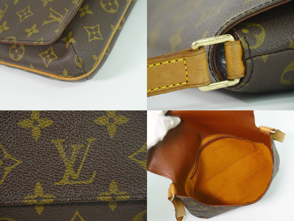 Louis Vuitton LV Musette Tango Short Monogram Shoulder Bag Brown — view 7